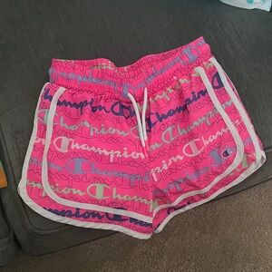 Champion Women's Vibrant Pink Athletic Shorts